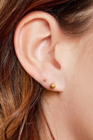 Boucles d'oreilles Tiny Dot Acier inoxydable h5 Image2